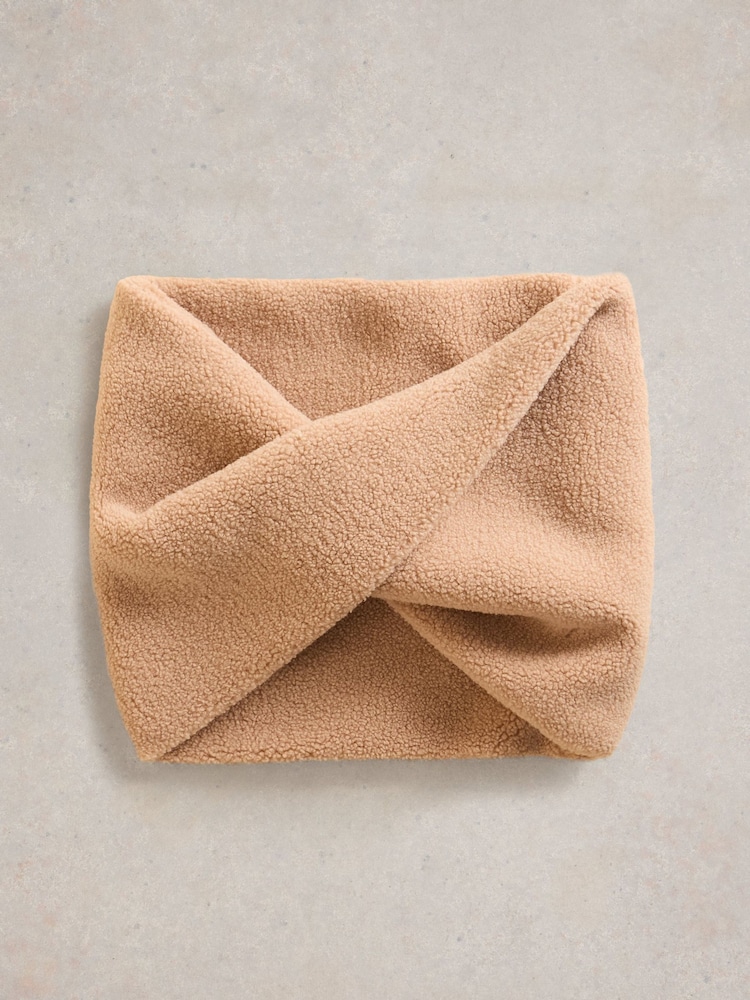 White Stuff Natural Borg Snood Scarf - Image 2 of 2