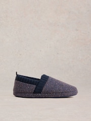 White Stuff Blue Ray Closed Back Slippers - Image 1 of 4