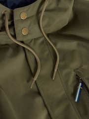 White Stuff Green Reversible Parka Jacket - Image 6 of 6