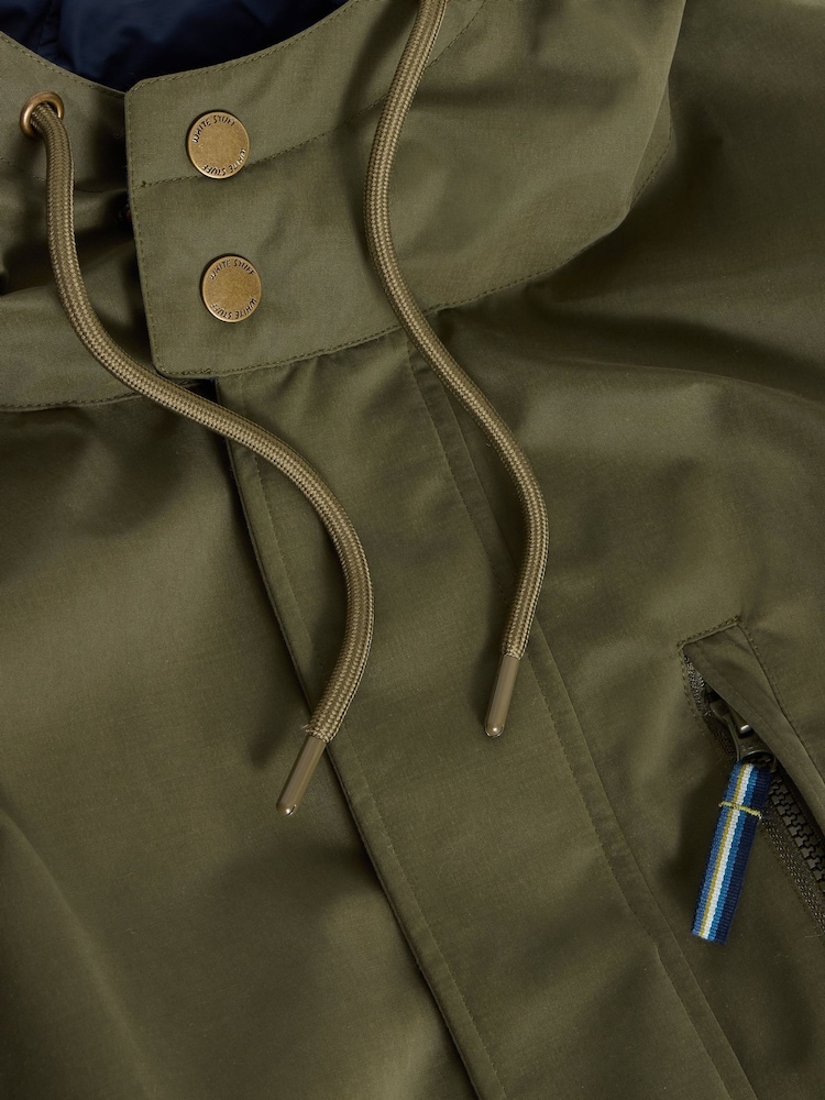 White Stuff Green Reversible Parka Jacket - Image 6 of 6