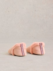 White Stuff Pink Reya Closed Back Slippers - Image 3 of 4