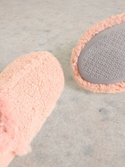 White Stuff Pink Reya Closed Back Slippers - Image 4 of 4