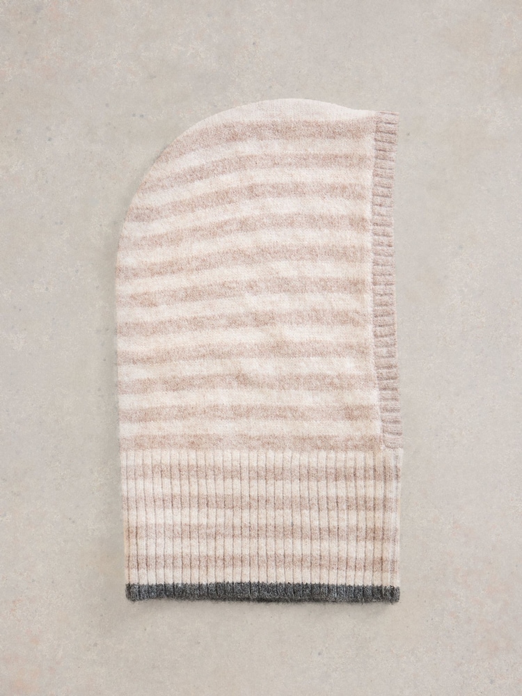 White Stuff Natural Scarlett Knitted Hat - Image 2 of 3