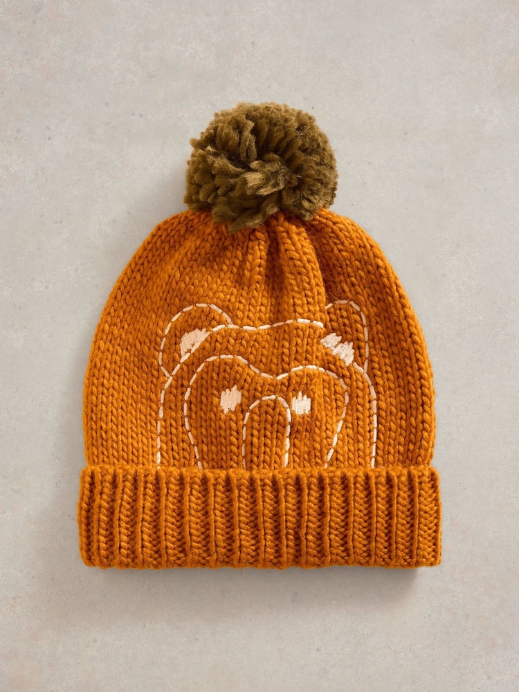 White Stuff Orange Character Hat - Image 1 of 2