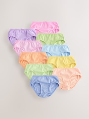 Orange/Pink Briefs 10 Pack (1.5-16yrs) - Image 1 of 14