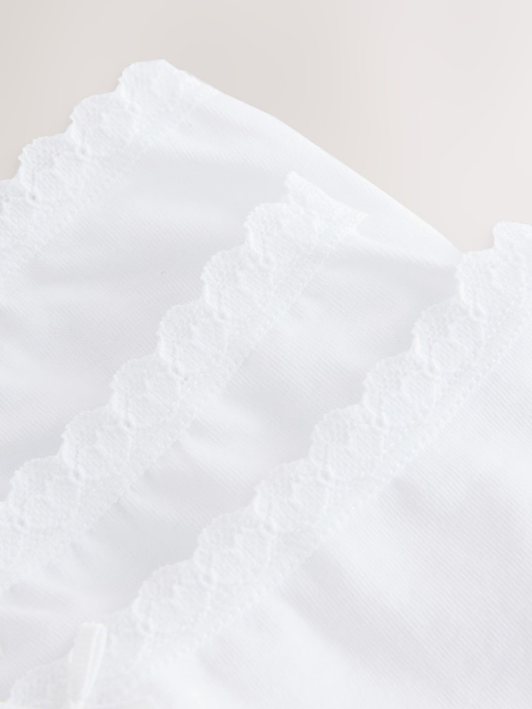 White Lace Briefs 7 Pack (1.5-16yrs) - Image 11 of 11 White Lace Briefs 7 Pack (1.5-16yrs) - Image 11 of 11