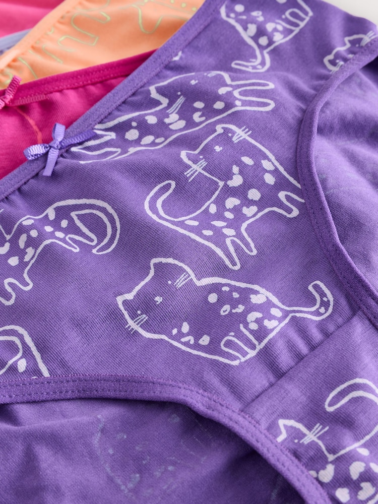 Pink/Purple Briefs 10 Pack (1.5-16yrs) - Image 8 of 9
