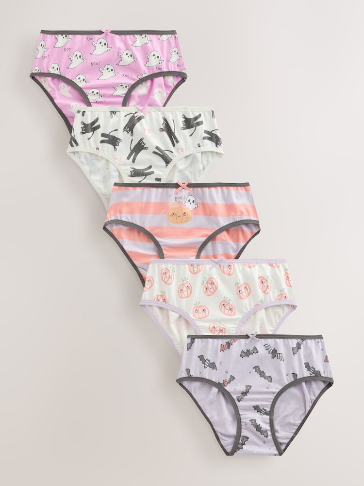 Orange Halloween Briefs 5 Pack (1.5-14yrs) - Image 1 of 10