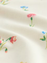 Laura Ashley Ecru Elston Garden Button Through Short Sleeve Pyjamas - Image 8 of 11