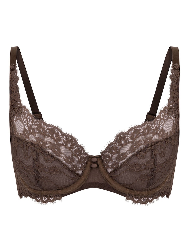 Hunkemoller Daisy Non-Padded Pink Underwired Bra - Image 5 of 5