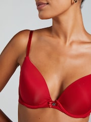 Rojo - Sujetador con aros y relleno con diseño escotado de Hunkemöller - Imagen 1 de 4