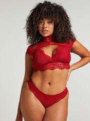 Rot - Hunkemöller Daisy Brasilianischer Slip, 100% Baumwolle - Bild 1 von 5