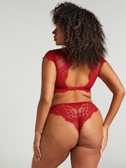 Rot - Hunkemöller Daisy Brasilianischer Slip, 100% Baumwolle - Bild 2 von 5