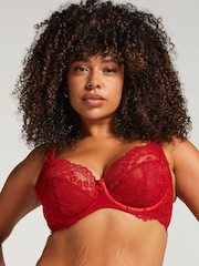 Rot - Hunkemoller Daisy Non-Padded Pink Underwired Bra - Bild 3 von 5