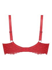 Rot - Hunkemoller Daisy Non-Padded Pink Underwired Bra - Bild 4 von 5