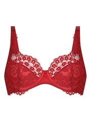 Rot - Hunkemoller Daisy Non-Padded Pink Underwired Bra - Bild 5 von 5