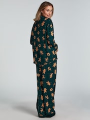 Hunkemöller – grünes Pyjama-Set - Bild 2 von 5