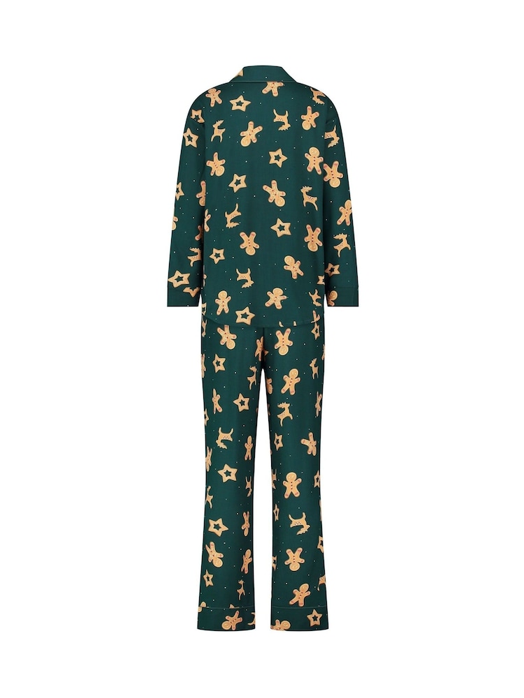 Hunkemöller – grünes Pyjama-Set - Bild 5 von 5
