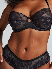 Hunkemöller Sophia Non-Padded Underwired Black Bra - Image 3 of 5