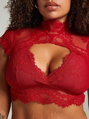 Bralette rojo con diseño de margaritas de Hunkemöller - Imagen 2 de 5