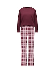 Hunkemöller Red Velvet Pyjamas Set - Image 4 of 5