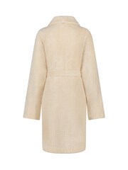 Hunkemöller Fleece White Bath Robe - Image 4 of 4