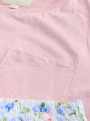 Laura Ashley Elston Garden Cotton Jersey Short Sleeve Pyjamas - Image 11 of 11