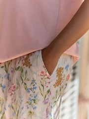 Laura Ashley Elston Garden Cotton Jersey Short Sleeve Pyjamas - Image 6 of 11