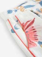 Laura Ashley Rosalind Cotton Linen Scalloped Short Pyjamas Set - Image 10 of 12