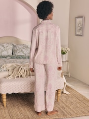 موف - طقم بيجامة Josette بأزرار كاملة من Laura Ashley - صورة 2 من 6