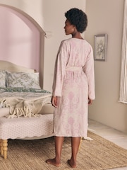 Laura Ashley Mauve Josette Dressing Gown - Image 2 of 9