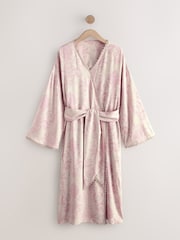 Laura Ashley Mauve Josette Dressing Gown - Image 7 of 9