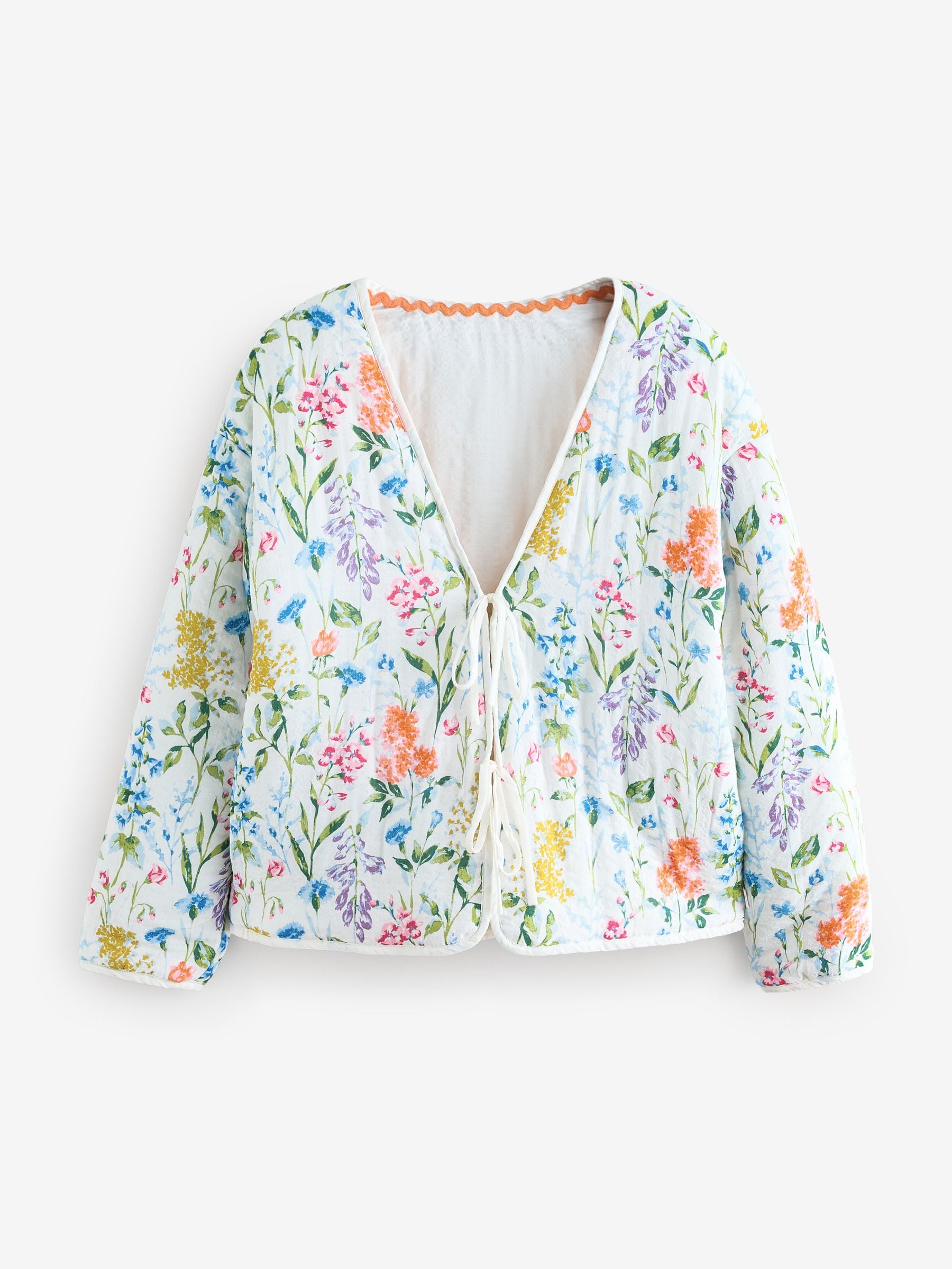 Buy Laura Ashley White Elston Garden Reversible Quilted Jacket