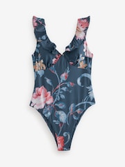 Laura Ashley Rosalind Tummy Control Frill Swimsuit - Image 7 of 10