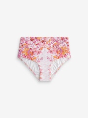 Laura Ashley Rosewood High Waist Roll Top Bikini Bottoms - Image 4 of 6
