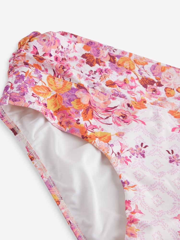 Laura Ashley Rosewood High Waist Roll Top Bikini Bottoms - Image 6 of 6