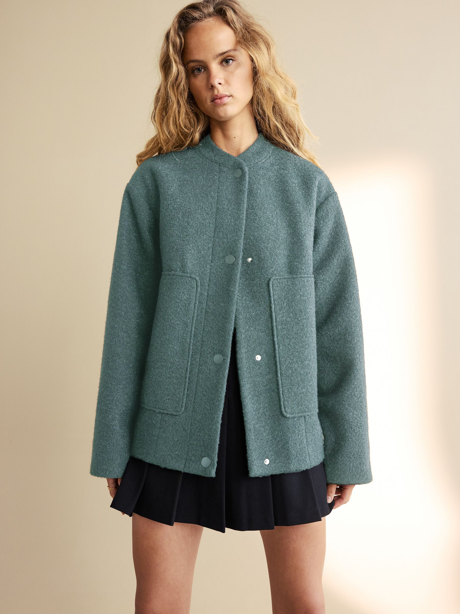 Coatigan Vert NEXT Femme Taille UK 16 - Neuf Avec étiquettes - Matière Polyester/viscose - Style Manteau Léger