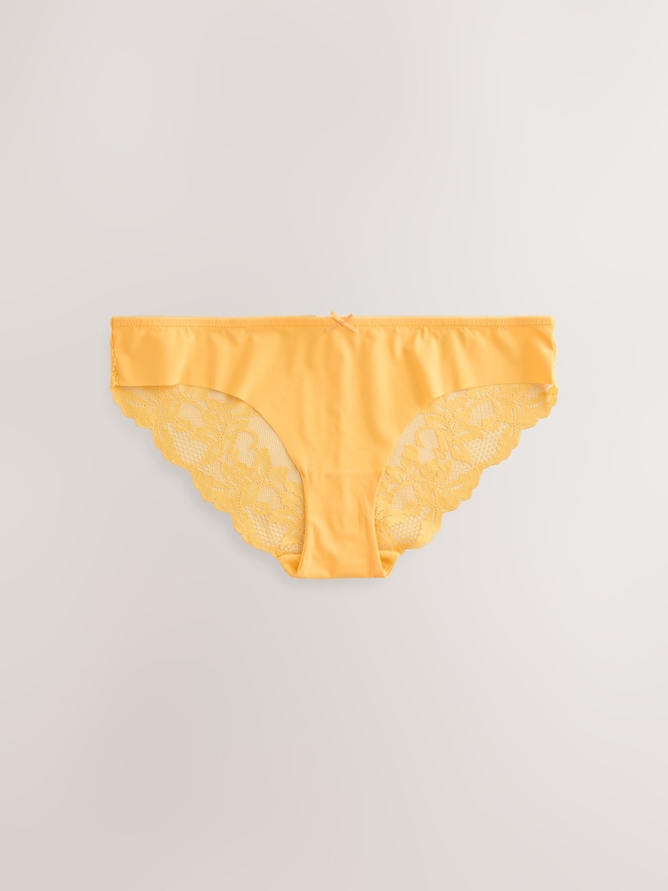 Tropical Print Brazilian Lace Back NVPL Knickers 7 Pack - Image 2 of 9