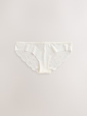 Tropical Print Brazilian Lace Back NVPL Knickers 7 Pack - Image 5 of 9