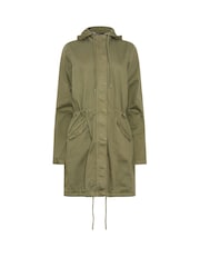 Long Tall Sally Green Twill Parka - Image 5 of 5