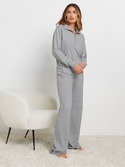 Pantalones de chándal suaves de pernera ancha de Long Tall Sally - Imagen 4 de 5