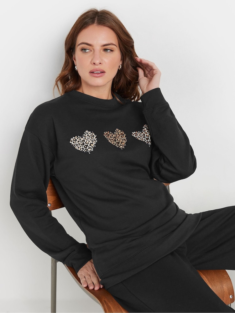 M&Co Black 3 Heart Animal Sweater - Image 1 of 5