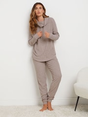 Long Tall Sally Pink Soft Touch Cuffed Joggers - Image 1 of 5