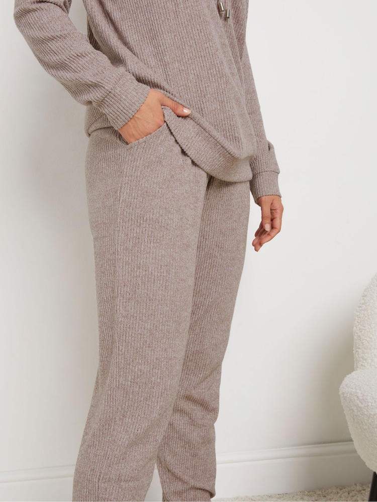 Long Tall Sally Pink Soft Touch Cuffed Joggers - Image 2 of 5