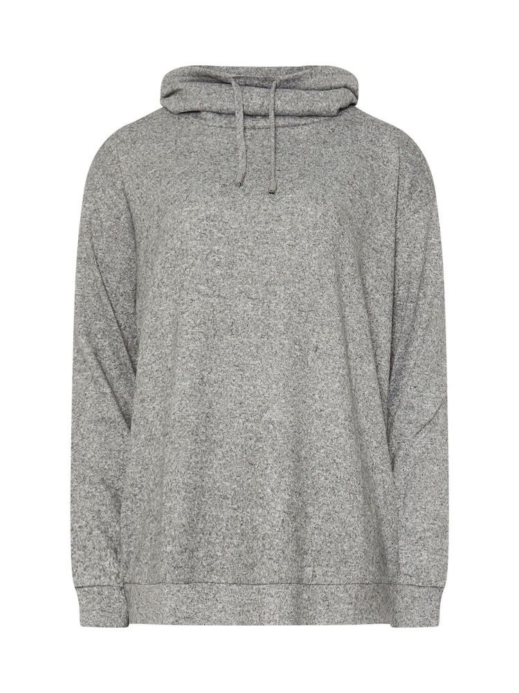 Long Tall Sally Grey Soft Touch Cowl Neck Jumper - Image 4 of 4