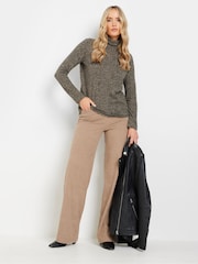 Long Tall Sally Animal Animal Print Roll Neck Soft Touch Top - Image 2 of 5