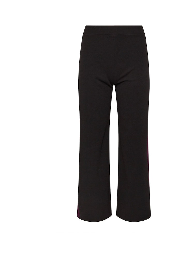 PixieGirl Petite Red Contrast Stripe Wide Leg Trousers - Image 6 of 6