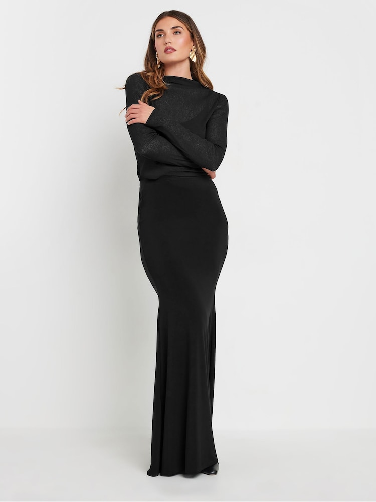 Long Tall Sally Black Fish Tail Skirt - Image 1 of 5