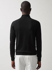 Reiss Black Hatch McLaren F1 Team Merino Half-Zip Jumper - Image 4 of 7