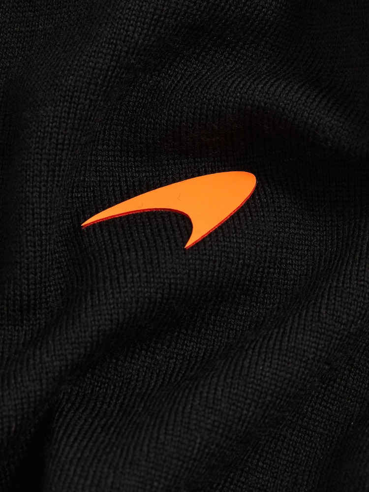 Reiss Black Hatch McLaren F1 Team Merino Half-Zip Jumper - Image 6 of 7